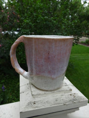Melty Pink Mug in Speckled Clay