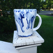 Crazy Blue and White Mug