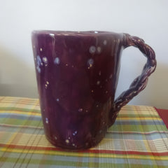 Deep Purple Mug with Speckles