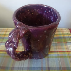Deep Purple Mug with Speckles