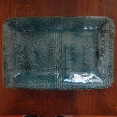 Deep Green Large Platter