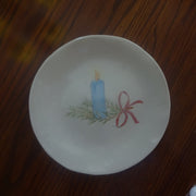 Holiday Candle Plate