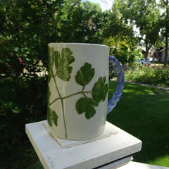 Columbine Mug with Braided Handle