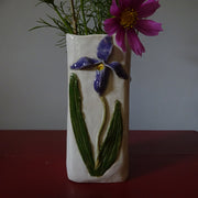Purple Orchid Bud Vase