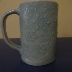Tall Snow Flake Mug
