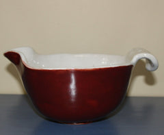 Red & White Batter Bowl