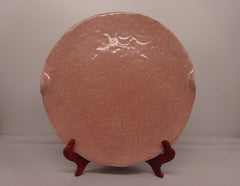 Soft Pink Cake Plate