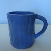 Blue Carved Mug