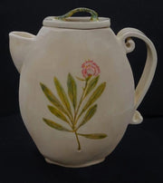 Salvia and Pinks Tea Pot