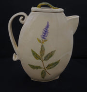 Salvia and Pinks Tea Pot