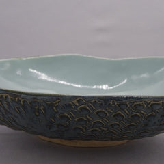 Low Aqua and Dark Turquoise Bowl