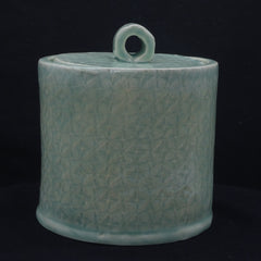 Aqua Canister with Texture