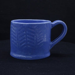 Blue Textured Espresso Mug