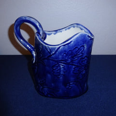 Navy and White Pitcher