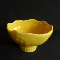 Butterscotch Oval Footed Bowl