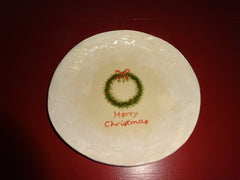Small Christmas Wreath Plate