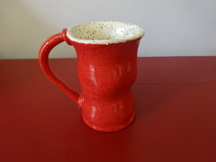 Soft Red Speckled Clay Mug