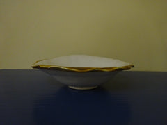 Snow and Caramel Serving Bowl