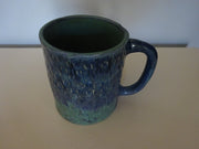 Blue and Green Textured Mug