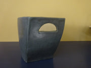 Large Steel Blue Vessel