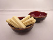 Rich Red Petite Condiment Dishes