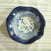 Small Blue Speckled Bowl