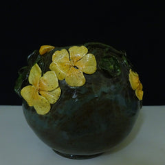 Large Planter/Bowl with Nasturtiums