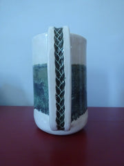 Wicked Cool White and Green Mug