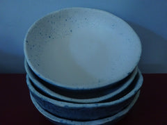 Blue Gray Pasta Bowl Set
