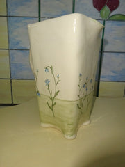 Garden Party Pitcher in Soft Green and Blue