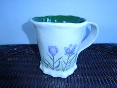 Pasque Flower and Violet Mug