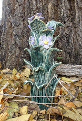 Fantasy Violet Flowers Totem