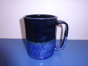 Large Handsome Blue and Black Mug
