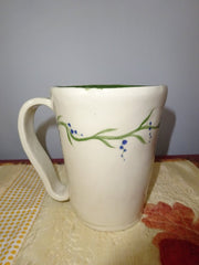 Vine and Berries Hand-painted Mug
