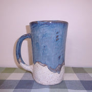Gray Blue Speckled Clay Mug
