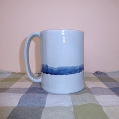 Pale Blue "Cheers" Mug