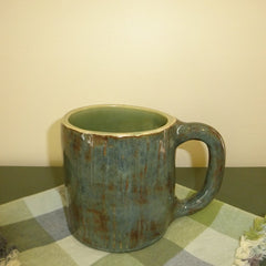 Textured Deep Green Mug