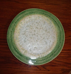 Green and Gold Speckled Platter