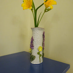 Soft Purple Hyacinths Bud Vase