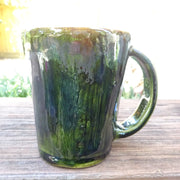 Forest Green Mug in Speckled Clay