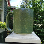 Matte Green Textured Large Mug