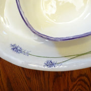 Cream Platter and Bowl Set with Serving Spoon