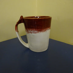 Rich Red and White Mug