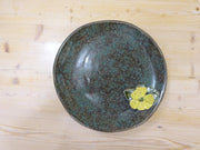 Beautiful Speckled Treat Dish in Greens