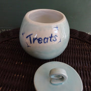 Aqua Treat Jar with Lid