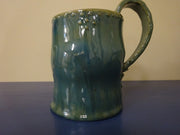 Melty Green and Blue Large Mug