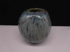 Small Smokey Blue Vase/Planter